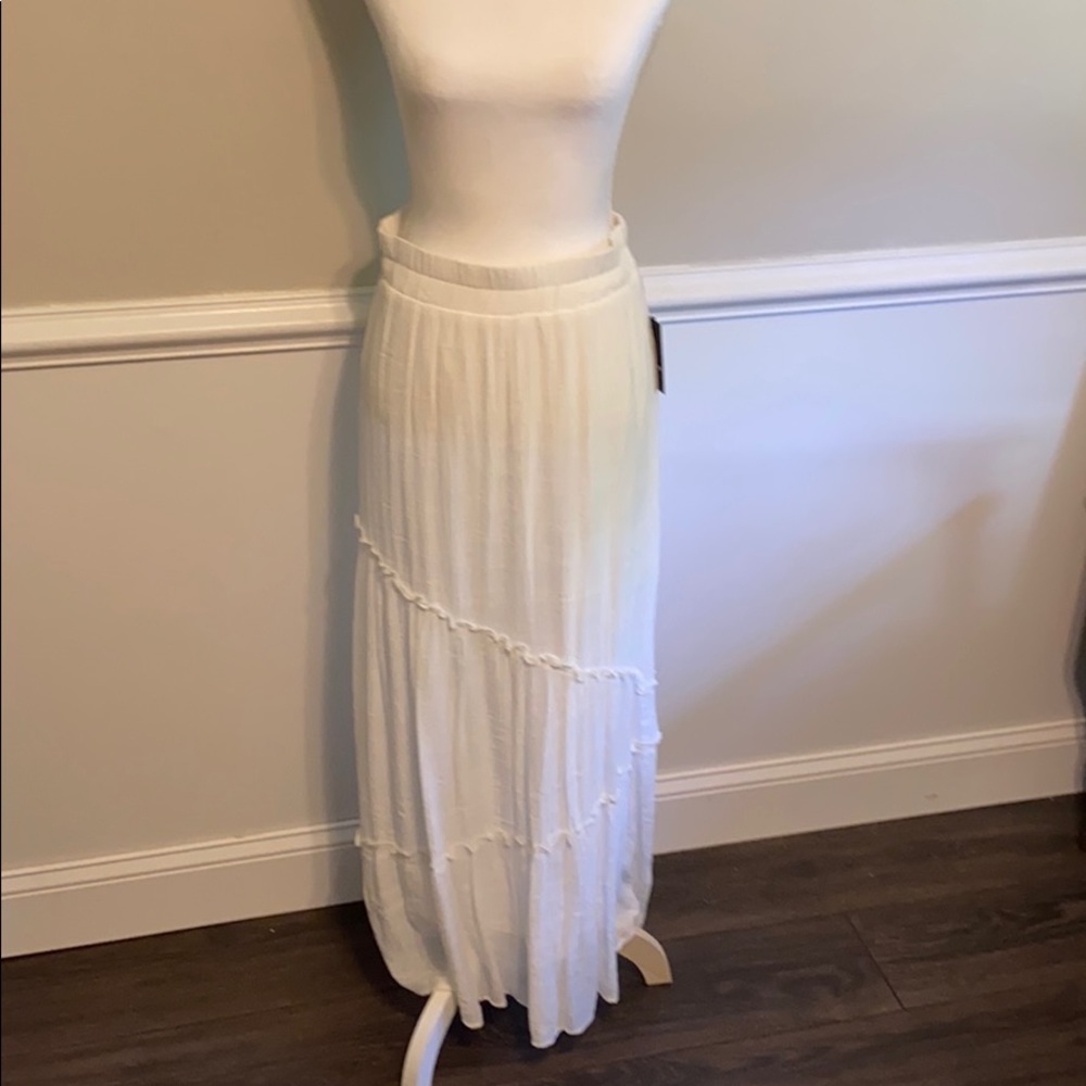 Ivory Maxi Skirt NWT